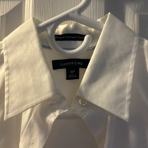 LANDS END BUTTON DOWN SIZE 6P - Picture 2 of 3